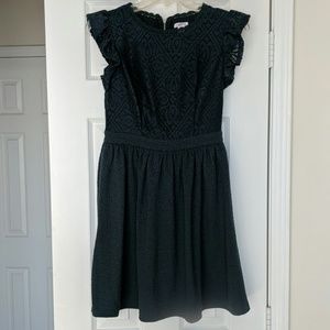 Dark green cocktail dress